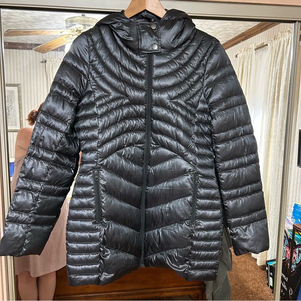 Ana Women's Black Quilted Packable Premium Down Jacket